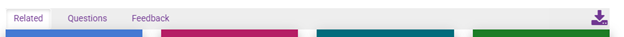 Section heading with the download icon location