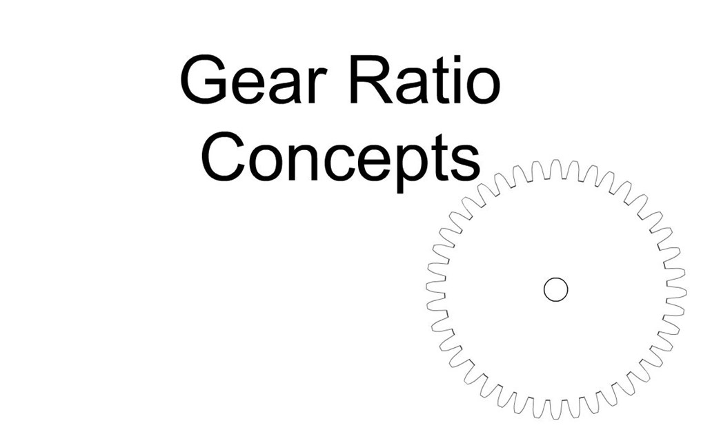 Gear Ratio Concepts Screencast Wisc Online OER